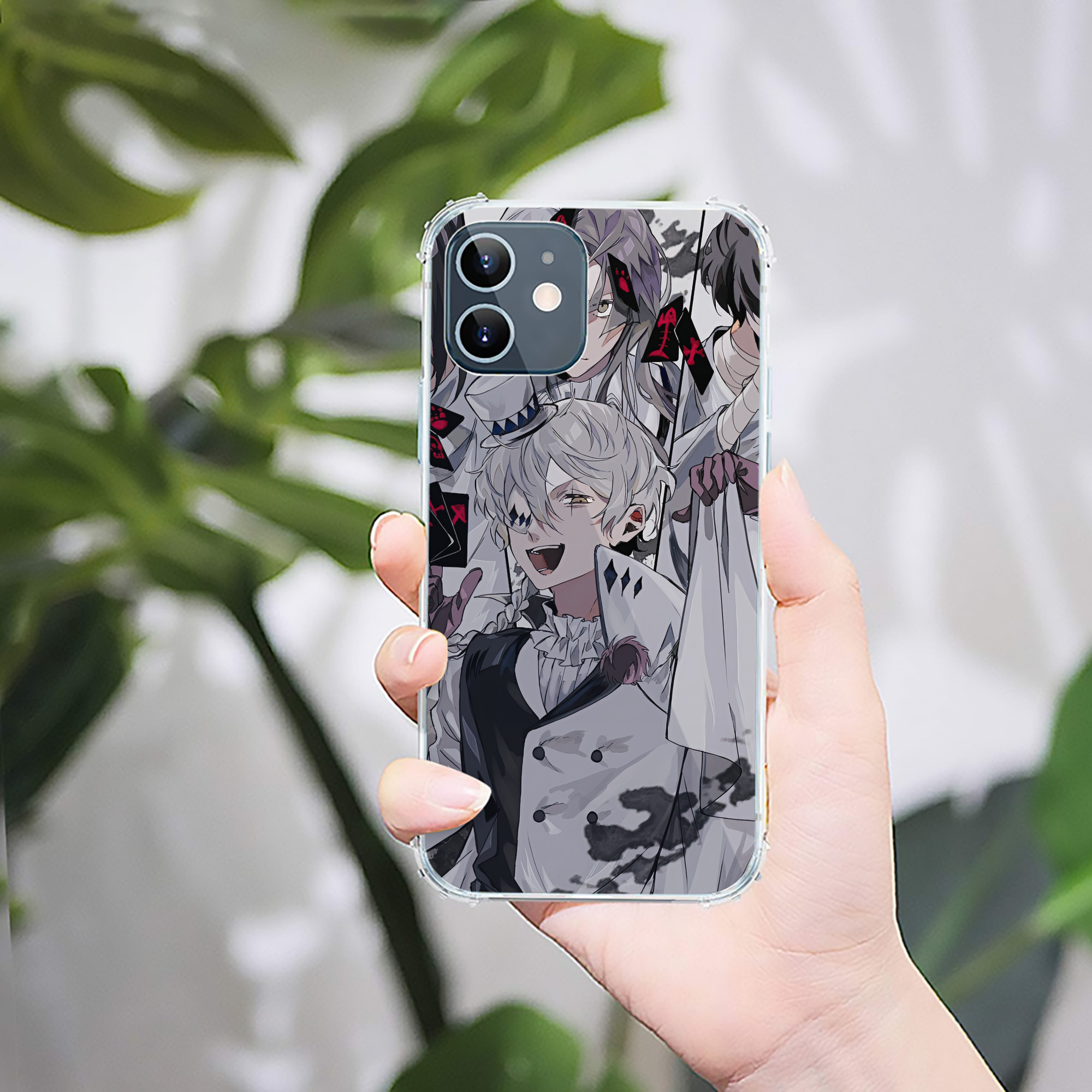 （画像用） 文豪ストレイドッグス Bungo Stray Dogs 【iPhone 12シリーズ対応】透明スマホケース（クリアソフトケース）